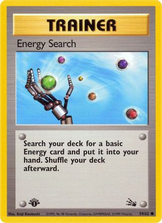 Energy Search 59/62 - 1st Edition