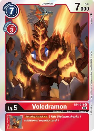 Volcdramon (ST-11 Special Entry Pack) (BT4-015) - Great Legend Foil