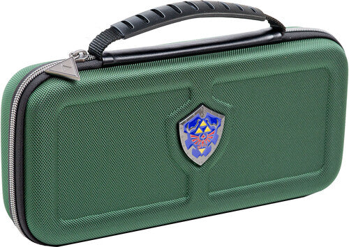 Game Traveler Deluxe Hylian Shield - Zelda Green Case
