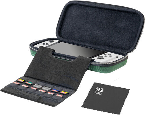 Game Traveler Deluxe Hylian Shield - Zelda Green Case