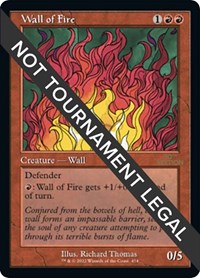 Wall of Fire (Retro Frame)