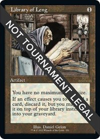 Library of Leng (Retro Frame)