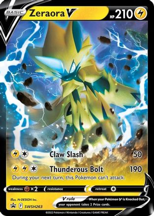 Zeraora V - SWSH263 SWSH263/307 - Holofoil