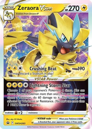 Zeraora VSTAR - SWSH265 SWSH265/307 - Holofoil