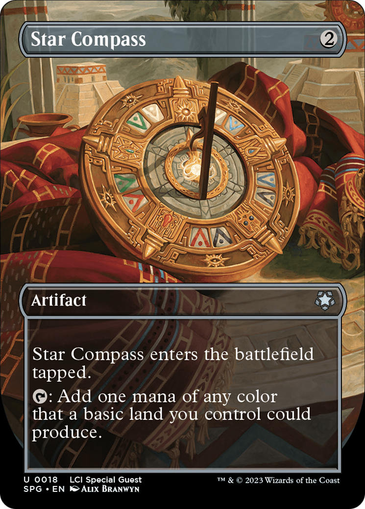 Star Compass (SPG-018) -  (Borderless)