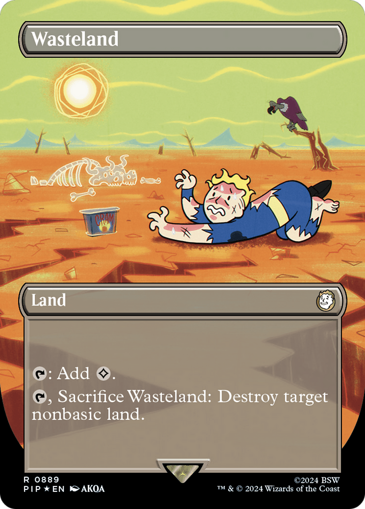 Wasteland (PIP-889) -  (Borderless) Foil