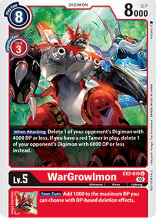 WarGrowlmon - EX2-010 (Tamer Party Vol. 6 Promo) (EX2-010) - Digital Hazard