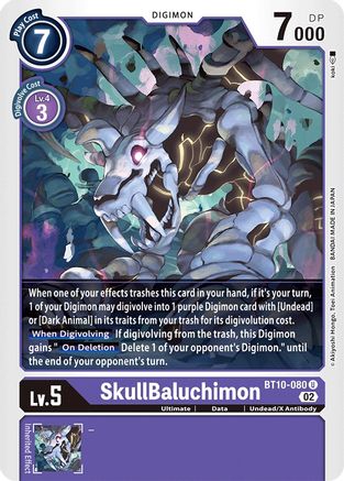 SkullBaluchimon (BT10-080) - Xros Encounter