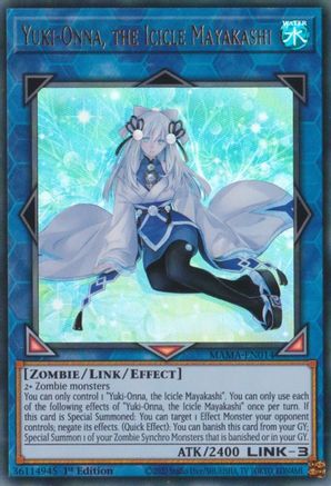 Yuki-Onna, the Icicle Mayakashi (MAMA-EN014) - Magnificent Mavens 1st Edition