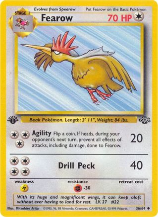 Fearow 36/64 - 1st Edition