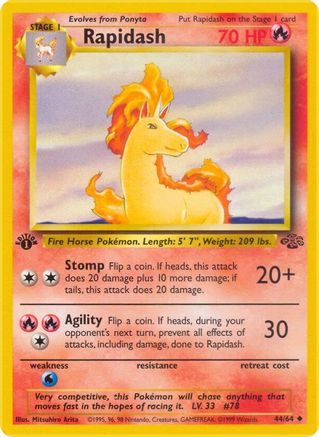 Rapidash 44/64 - 1st Edition