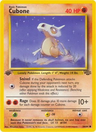 Cubone 50/64 - 1st Edition