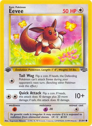 Eevee 51/64 - 1st Edition