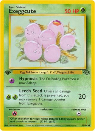 Exeggcute 52/64 - 1st Edition