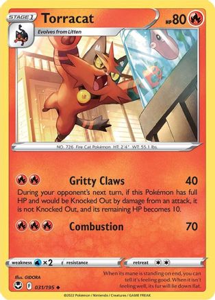 Torracat 31/195 - Reverse Holofoil