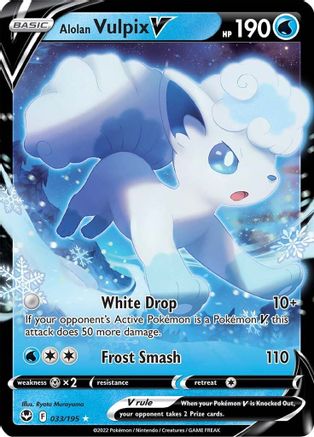 Alolan Vulpix V 33/195 - Holofoil