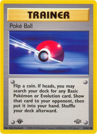 Poke Ball 64/64 - 1st Edition