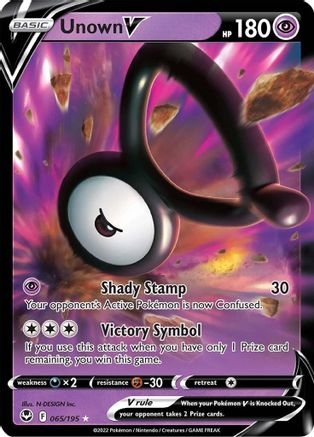 Unown V 65/195 - Holofoil