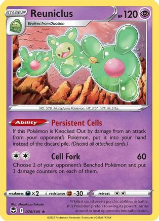 Reuniclus 78/195 - Holofoil