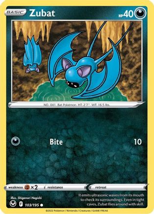 Zubat 103/195 - Reverse Holofoil