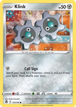 Klink 123/195 - Reverse Holofoil