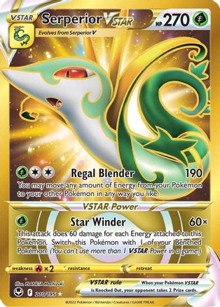 Serperior VSTAR (Secret) (210) 210/195 - Holofoil