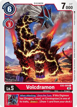 Volcdramon (EX3-009) - Draconic Roar