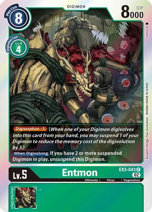 Entmon (EX3-043) - Draconic Roar Foil