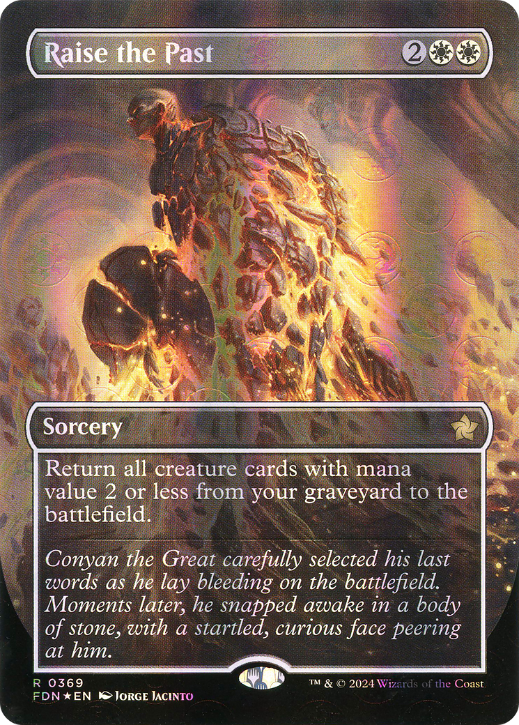 Raise the Past (FDN-369) -  (Borderless) Foil