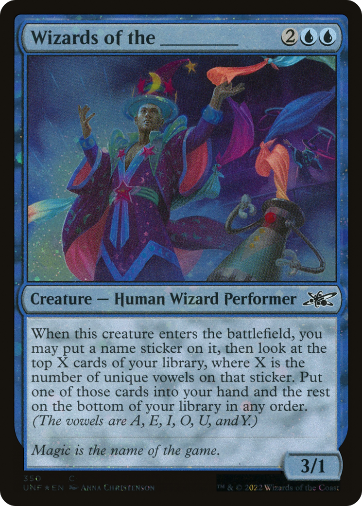 Wizards of the _____ (UNF-350) -  Foil