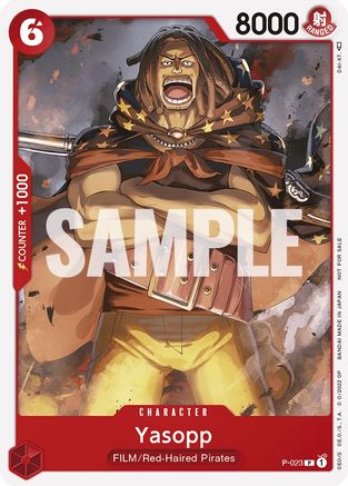 Yasopp (One Piece Film Red) (P-023) - One Piece Promotion Cards