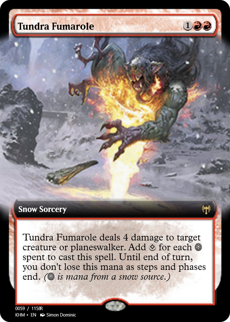 Tundra Fumarole (PRM-88318) - : (snow) Foil