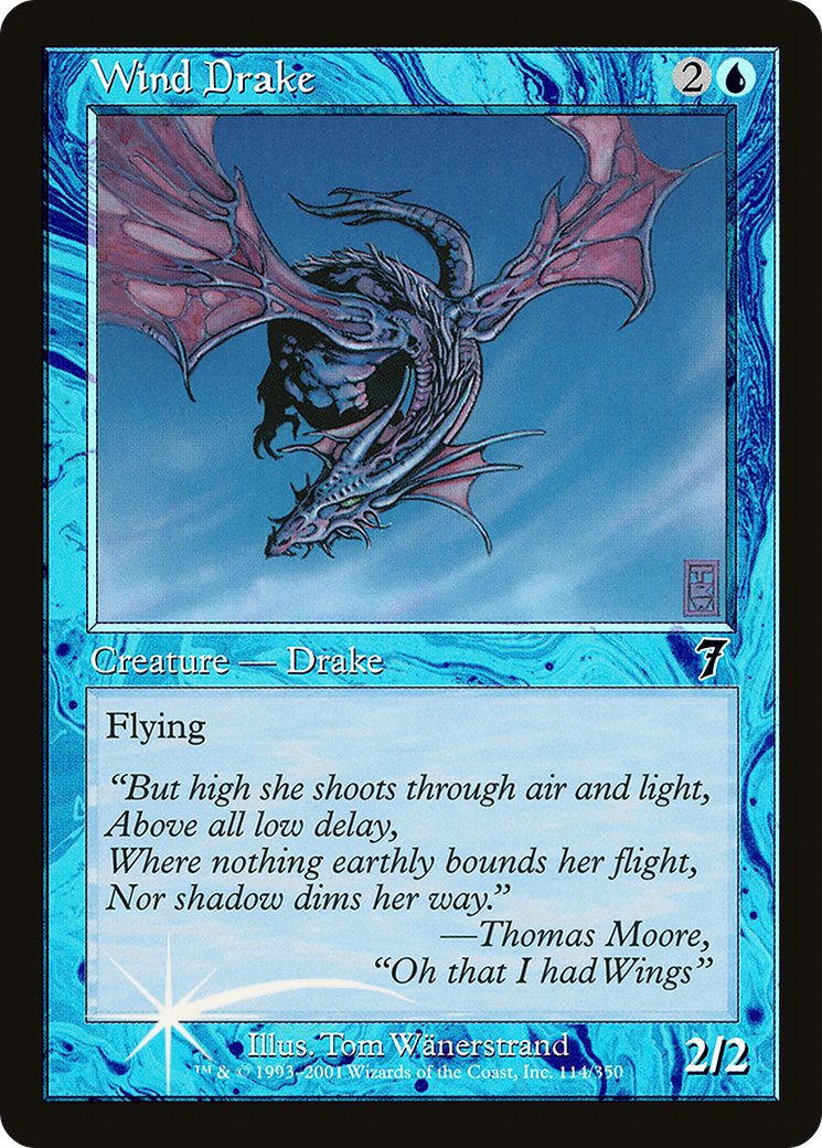 Wind Drake (7ED-114★) -  Foil