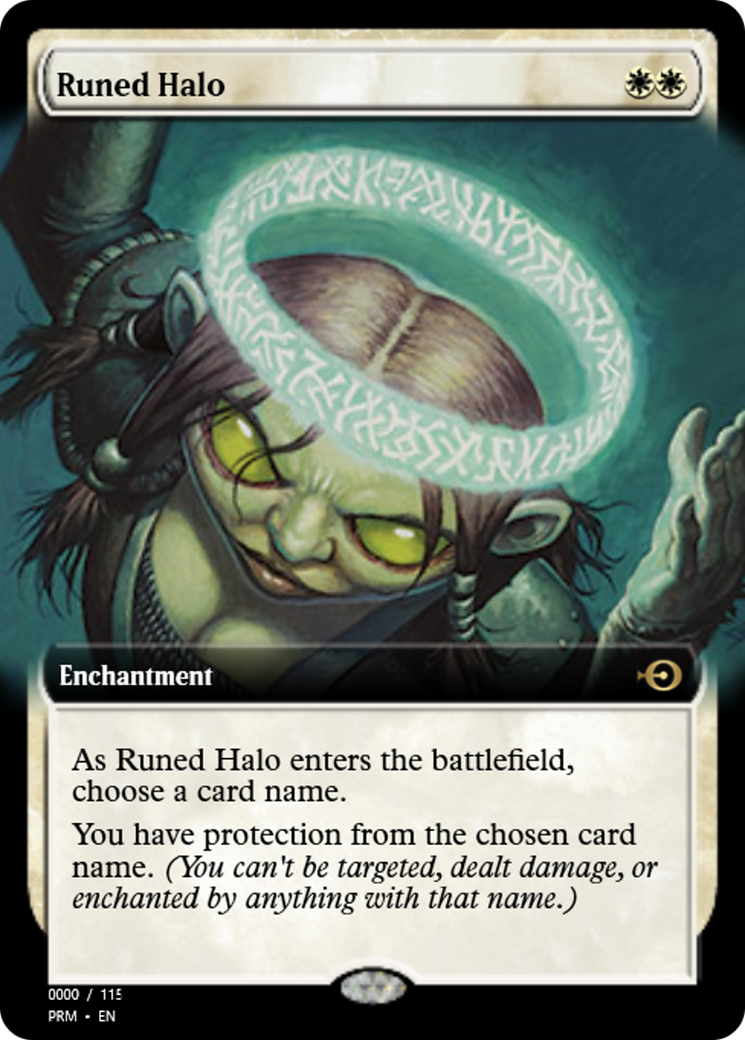 Runed Halo (PRM-81934) -  Foil