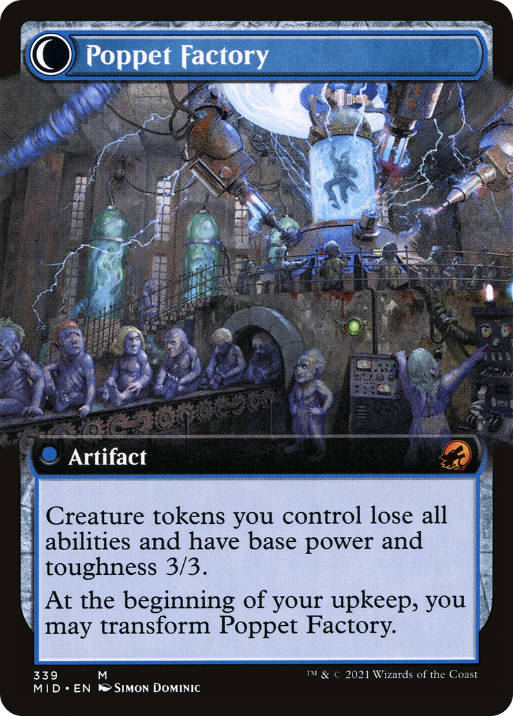 Poppet Stitcher // Poppet Factory (MID-339) - : (Extended Art, Double Faced Transform) Foil