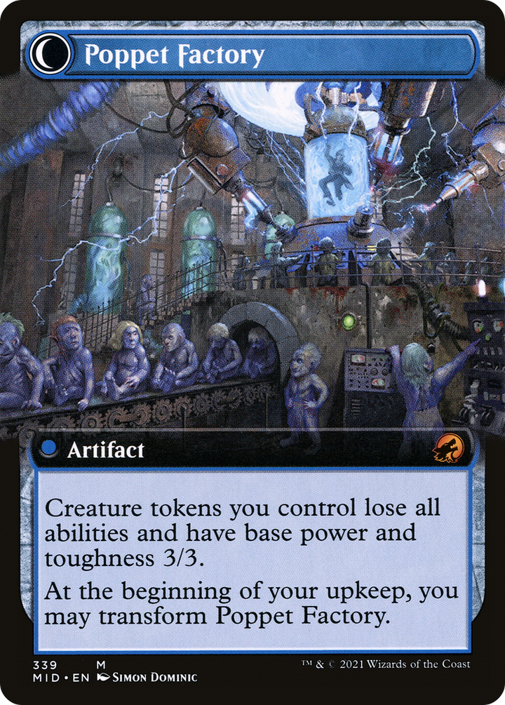 Poppet Stitcher // Poppet Factory (MID-339) - : (Extended Art, Double Faced Transform) Foil