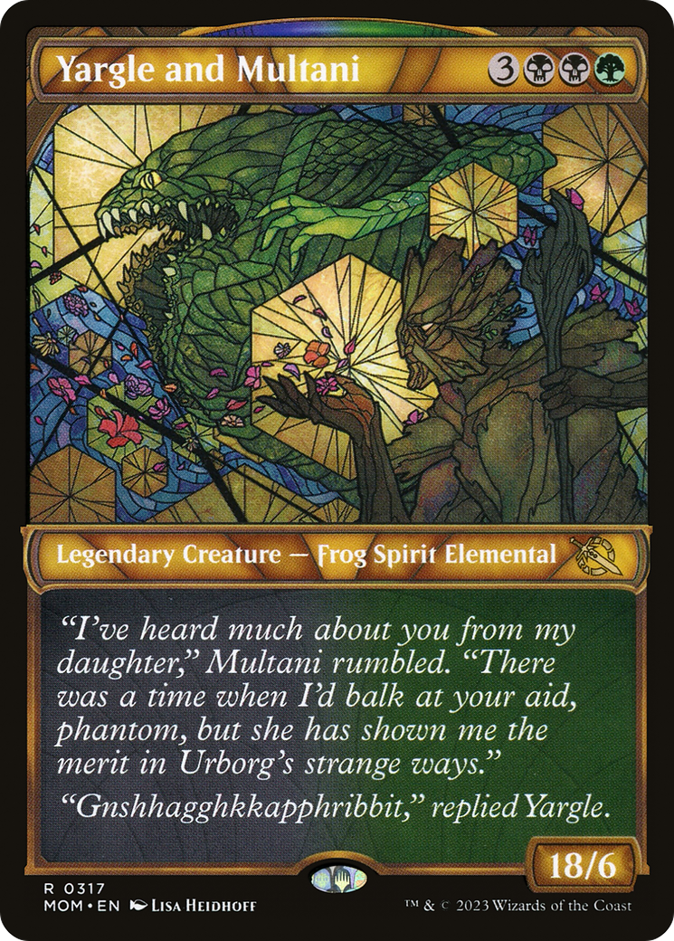 Yargle and Multani (MOM-317) - : (Showcase) Foil