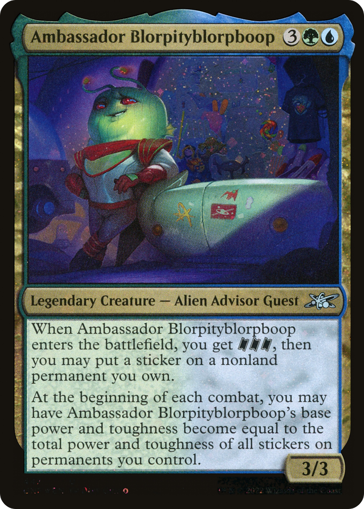 Ambassador Blorpityblorpboop (UNF-447) -  Foil