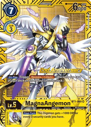 MagnaAngemon - BT1-060 (2nd Anniversary Card Set) (BT1-060) - Release Special Booster 1.0 Foil