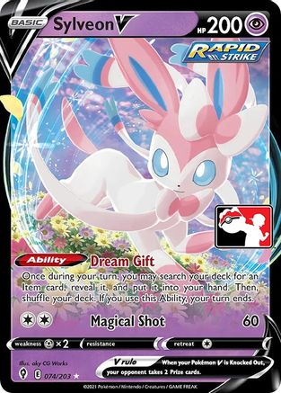 Sylveon V 74 - Holofoil