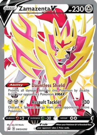 Zamazenta V (Shiny) - SWSH293 SWSH293/307 - Holofoil