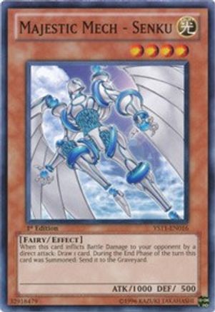 Majestic Mech - Senku (YS11-EN016) - Starter Deck: Dawn of the Xyz 1st Edition