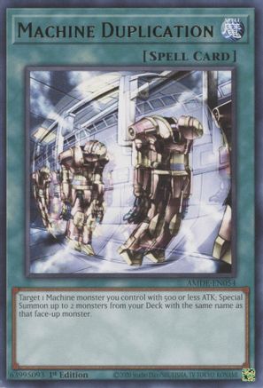 Machine Duplication (AMDE-EN054) - Amazing Defenders 1st Edition