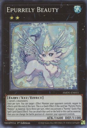 Epurrely Beauty (AMDE-EN015) - Amazing Defenders 1st Edition