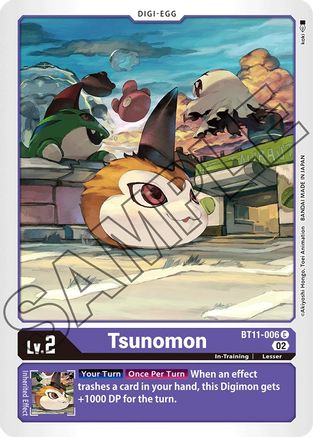 Tsunomon (BT11-006) - Dimensional Phase