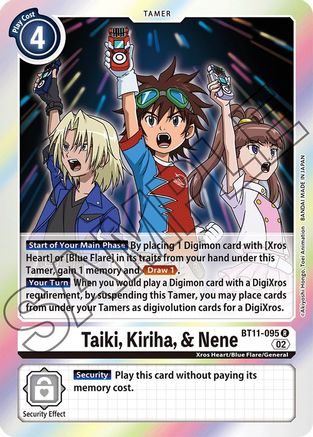 Taiki, Kiriha, & Nene (BT11-095) - Dimensional Phase Foil