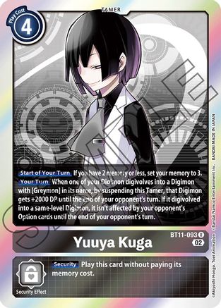 Yuuya Kuga (BT11-093) - Dimensional Phase Foil