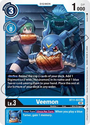 Veemon (BT11-023) - Dimensional Phase