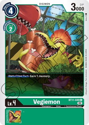 Vegiemon (BT11-049) - Dimensional Phase