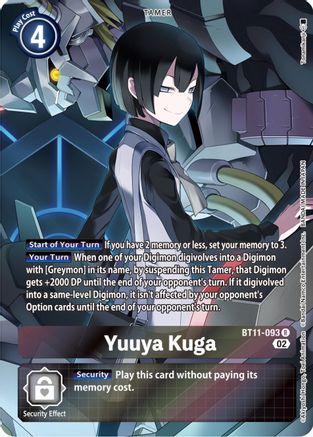 Yuuya Kuga (Alternate Art) (BT11-093) - Dimensional Phase Foil